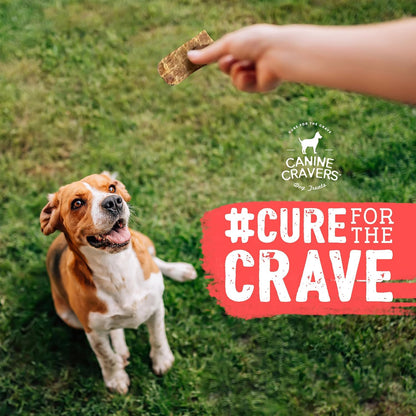 Canine Cravers Single Ingredient Dog Treats – Premium Beef Fillets - Human Grade Air Dried Hypoallergenic Pet Food – Grain, Gluten, and Soy Free – 100% All Natural - 5.3 oz