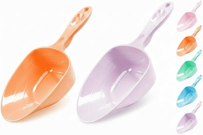 1-Cup Melamine Pet Food Scoop — Precise Feeding & Weight-Management Measuring Scoop for Dogs & Cats, BPA-Free, Durable, Dishwasher-Safe (Baby Blue)