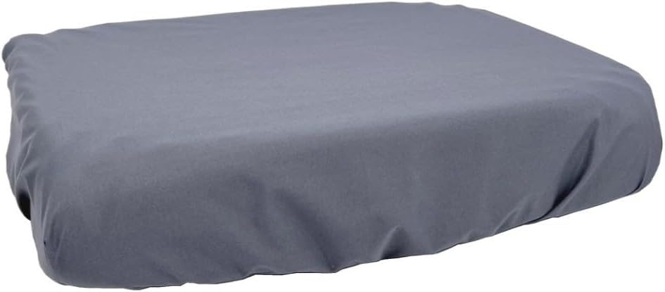 Grey Waterproof Dog Bed Slip Cover Dog Bed Liner Elastic 42 x 30 Inch