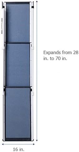 PetSafe Happy Ride Telescoping Dog Ramp, Portable Pet Ramp for Cars, Trucks & SUVs with Adjustable Sizing