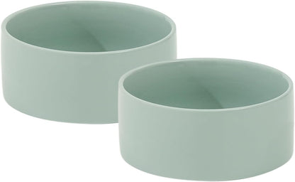 Havniva 8.3inch Ceramic Raised Dog Bowl with Stand, Elevated Dog Bowls for Large Breed Dog Food and Water Bowl Non-Slip Dog Dish Large Capacity Feeding Pet Water Bowl