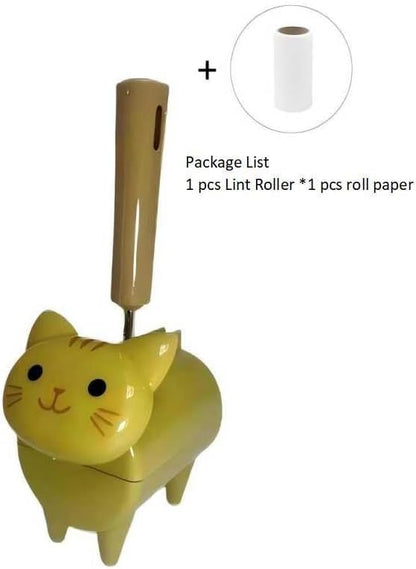 Lint Roller Extra Sticky PET Lint Roller - Cat Hair Remover & Dog Fur Remover，Lint Roller for Pet Hair - Sticky Rolls (1 Roller+1 Refills)