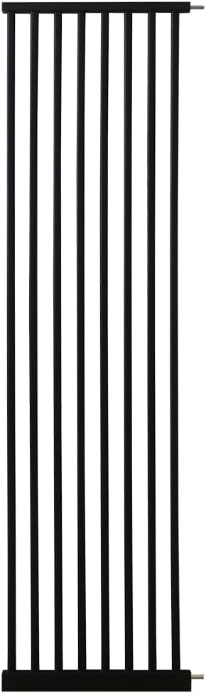 Lumizone Extra Tall Cat Gate 61.02" High Pressure Mounted Extra Wide 30.12"-34.05" (17Sizes) 1.37" Gap No Drilling Auto-Close Tall Pet Gate for Dogs (Black, 30.12"-34.05" W)