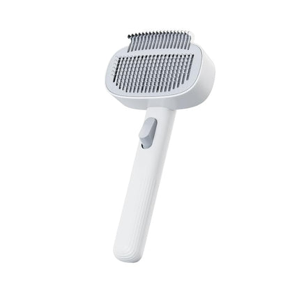 Pet Grooming Comb，Thinning & Detangling Brush with Cat-Claw Inspired Blades - Safe Dematting Tool for Long-Haired Cats/Dogs, Ergonomic Grip, Summer Cooling Solution