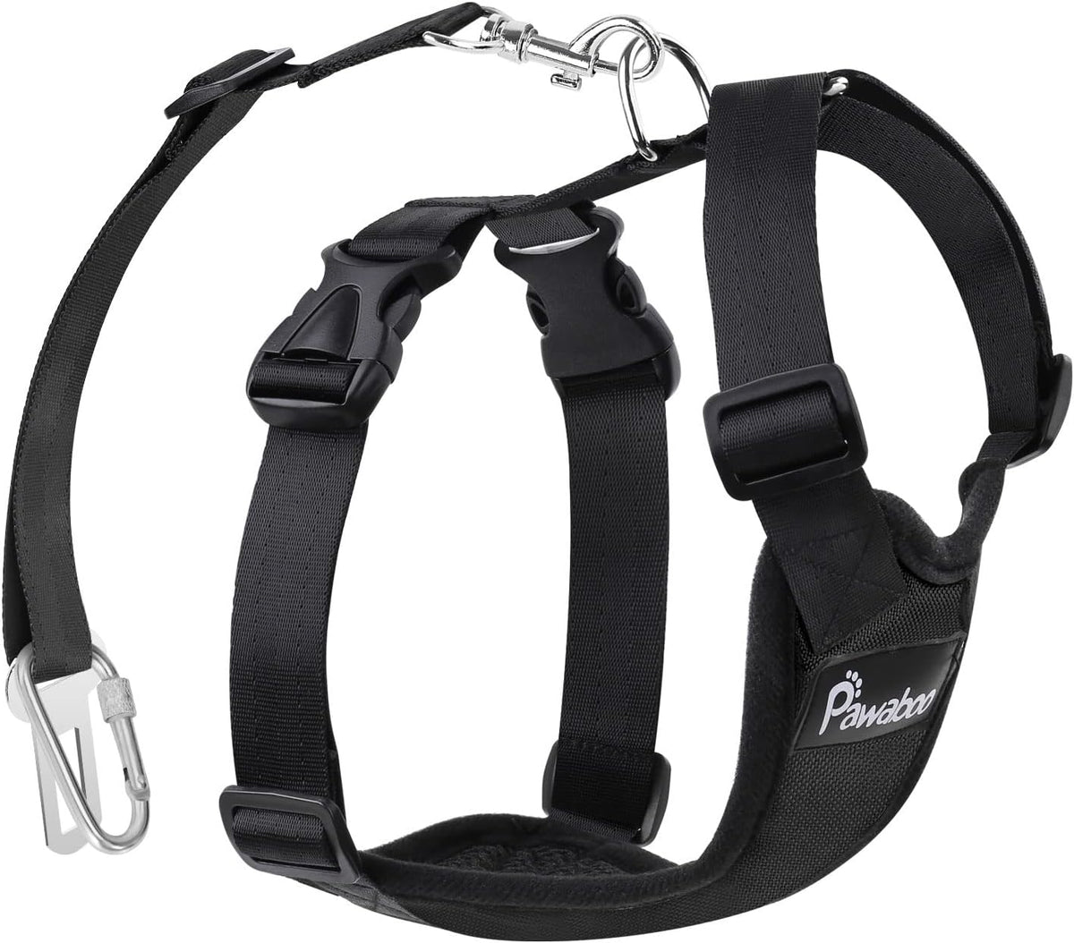 Dog Seat Belt Harness for Car, Seatbelt Harness with 2 in 1 Buckle