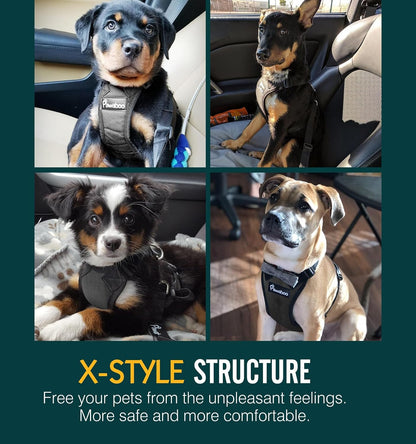 Dog Seat Belt Harness for Car, Seatbelt Harness with 2 in 1 Buckle