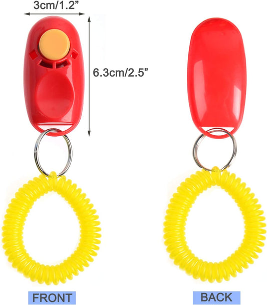 7pcs 7 Color Universal Animal Pet Dog Training Clicker