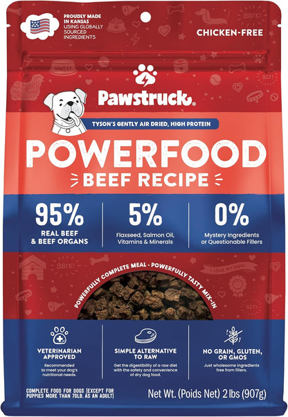 Air Dried Dog Food Beef Recipe, Vet Recommended, Made in USA, 2lb