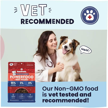Air Dried Dog Food Beef Recipe, Vet Recommended, Made in USA, 2lb
