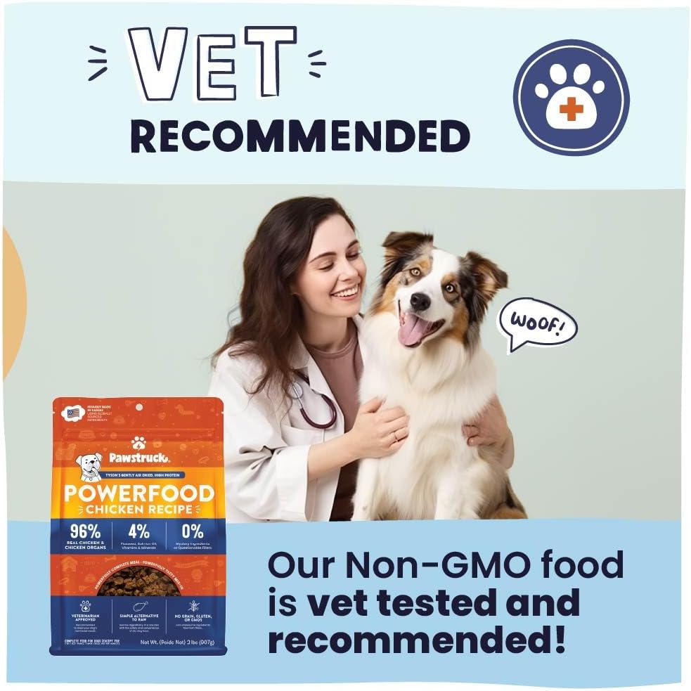 Air Dried Dog Food Beef Recipe, Vet Recommended, Made in USA, 2lb