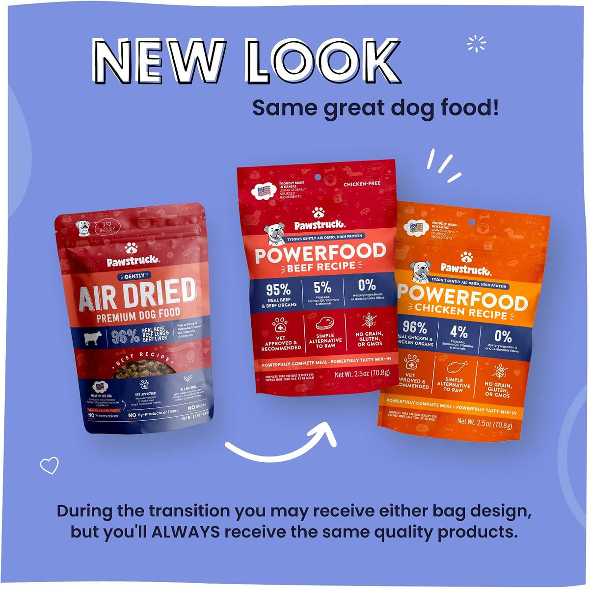 Air Dried Dog Food Beef Recipe, Vet Recommended, Made in USA, 2lb