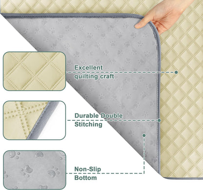 Reusable Washable Pee Pads for Dogs Large/Extra Large 36'' x 41'', Absorbent Pet Puppy Dog Training Pads Non-Slip, Waterproof Whelping Potty Pads for Dogs Leak-Proof