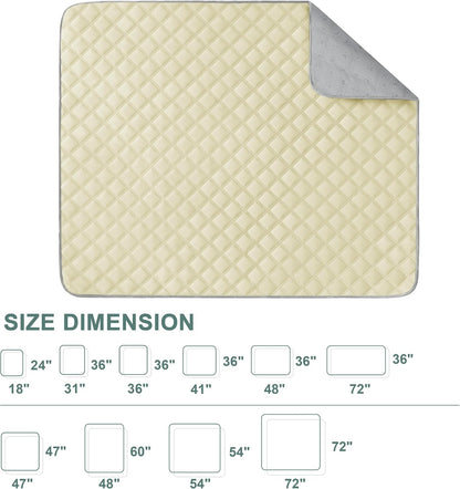 Reusable Washable Pee Pads for Dogs Large/Extra Large 36'' x 41'', Absorbent Pet Puppy Dog Training Pads Non-Slip, Waterproof Whelping Potty Pads for Dogs Leak-Proof