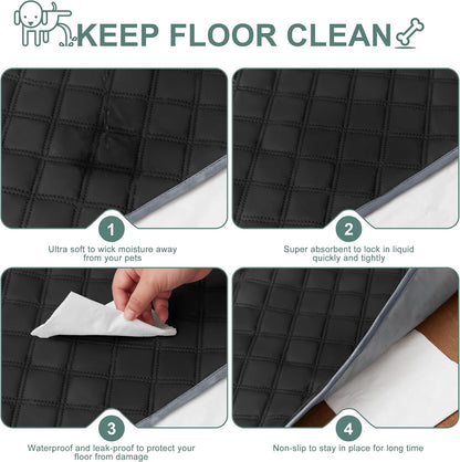 Reusable Washable Pee Pads for Dogs Large/Extra Large 36'' x 41'', Absorbent Pet Puppy Dog Training Pads Non-Slip, Waterproof Whelping Potty Pads for Dogs Leak-Proof