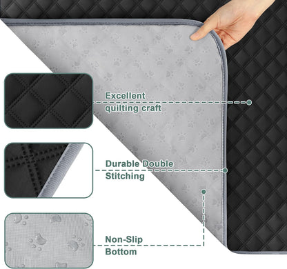 Reusable Washable Pee Pads for Dogs Large/Extra Large 36'' x 41'', Absorbent Pet Puppy Dog Training Pads Non-Slip, Waterproof Whelping Potty Pads for Dogs Leak-Proof