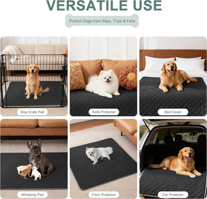 Reusable Washable Pee Pads for Dogs Large/Extra Large 36'' x 41'', Absorbent Pet Puppy Dog Training Pads Non-Slip, Waterproof Whelping Potty Pads for Dogs Leak-Proof