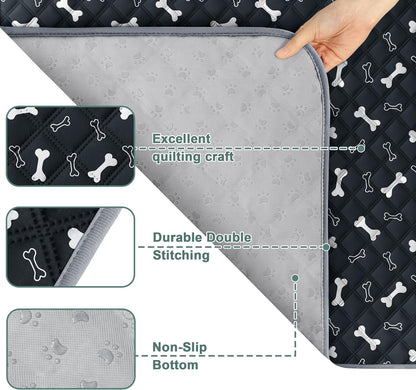 Reusable Washable Pee Pads for Dogs Large/Extra Large 36'' x 41'', Absorbent Pet Puppy Dog Training Pads Non-Slip, Waterproof Whelping Potty Pads for Dogs Leak-Proof