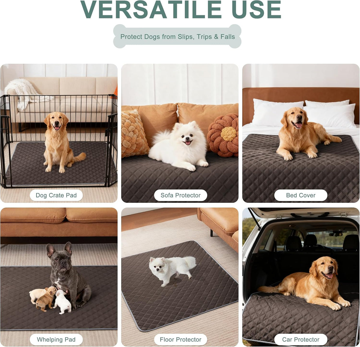 Reusable Washable Pee Pads for Dogs Large/Extra Large 36'' x 41'', Absorbent Pet Puppy Dog Training Pads Non-Slip, Waterproof Whelping Potty Pads for Dogs Leak-Proof