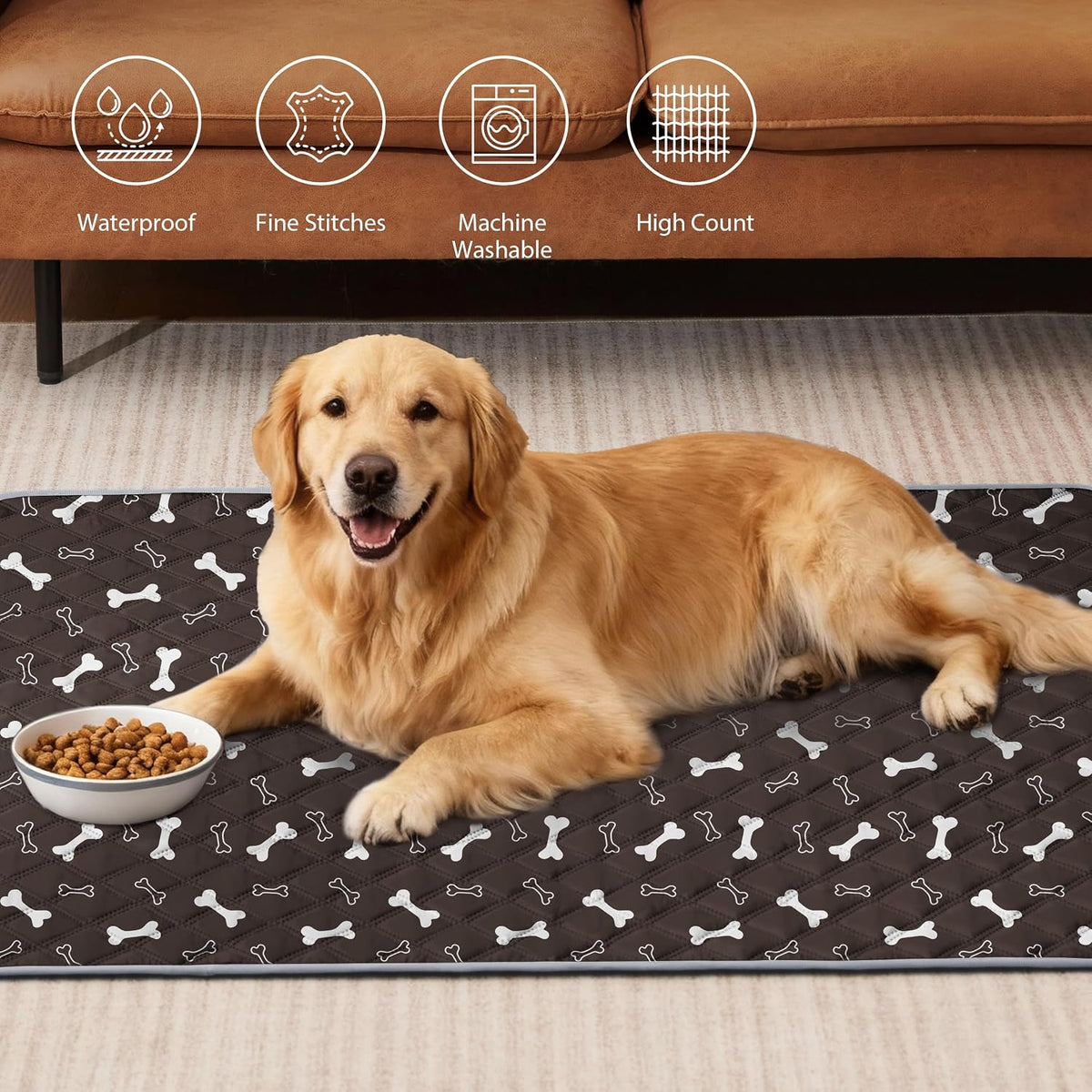 Reusable Washable Pee Pads for Dogs Large/Extra Large 36'' x 41'', Absorbent Pet Puppy Dog Training Pads Non-Slip, Waterproof Whelping Potty Pads for Dogs Leak-Proof