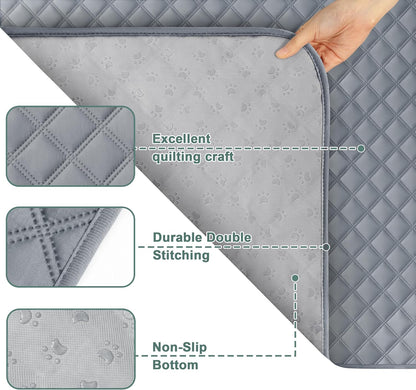 Reusable Washable Pee Pads for Dogs Large/Extra Large 36'' x 41'', Absorbent Pet Puppy Dog Training Pads Non-Slip, Waterproof Whelping Potty Pads for Dogs Leak-Proof