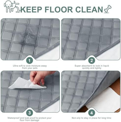 Reusable Washable Pee Pads for Dogs Large/Extra Large 36'' x 41'', Absorbent Pet Puppy Dog Training Pads Non-Slip, Waterproof Whelping Potty Pads for Dogs Leak-Proof