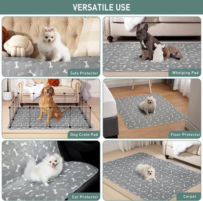 Reusable Washable Pee Pads for Dogs Large/Extra Large 36'' x 41'', Absorbent Pet Puppy Dog Training Pads Non-Slip, Waterproof Whelping Potty Pads for Dogs Leak-Proof