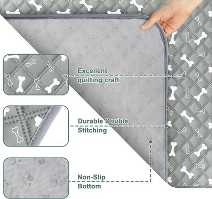 Reusable Washable Pee Pads for Dogs Large/Extra Large 36'' x 41'', Absorbent Pet Puppy Dog Training Pads Non-Slip, Waterproof Whelping Potty Pads for Dogs Leak-Proof