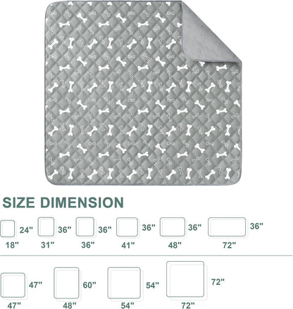 Reusable Washable Pee Pads for Dogs Large/Extra Large 36'' x 41'', Absorbent Pet Puppy Dog Training Pads Non-Slip, Waterproof Whelping Potty Pads for Dogs Leak-Proof