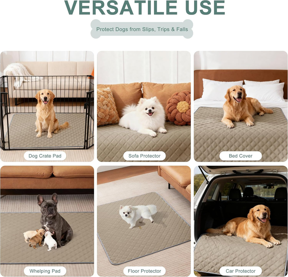 Reusable Washable Pee Pads for Dogs Large/Extra Large 36'' x 41'', Absorbent Pet Puppy Dog Training Pads Non-Slip, Waterproof Whelping Potty Pads for Dogs Leak-Proof