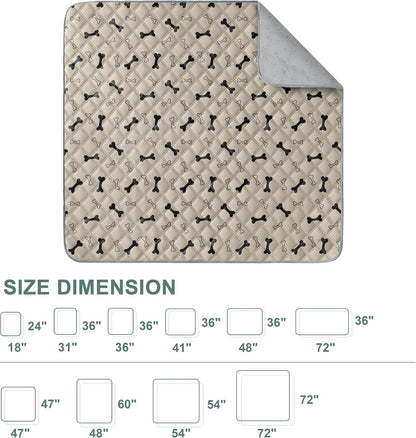 Reusable Washable Pee Pads for Dogs Large/Extra Large 36'' x 41'', Absorbent Pet Puppy Dog Training Pads Non-Slip, Waterproof Whelping Potty Pads for Dogs Leak-Proof