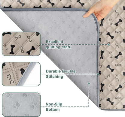 Reusable Washable Pee Pads for Dogs Large/Extra Large 36'' x 41'', Absorbent Pet Puppy Dog Training Pads Non-Slip, Waterproof Whelping Potty Pads for Dogs Leak-Proof