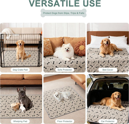 Reusable Washable Pee Pads for Dogs Large/Extra Large 36'' x 41'', Absorbent Pet Puppy Dog Training Pads Non-Slip, Waterproof Whelping Potty Pads for Dogs Leak-Proof
