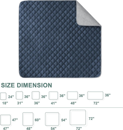 Reusable Washable Pee Pads for Dogs Large/Extra Large 36'' x 41'', Absorbent Pet Puppy Dog Training Pads Non-Slip, Waterproof Whelping Potty Pads for Dogs Leak-Proof