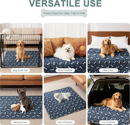 Reusable Washable Pee Pads for Dogs Large/Extra Large 36'' x 41'', Absorbent Pet Puppy Dog Training Pads Non-Slip, Waterproof Whelping Potty Pads for Dogs Leak-Proof