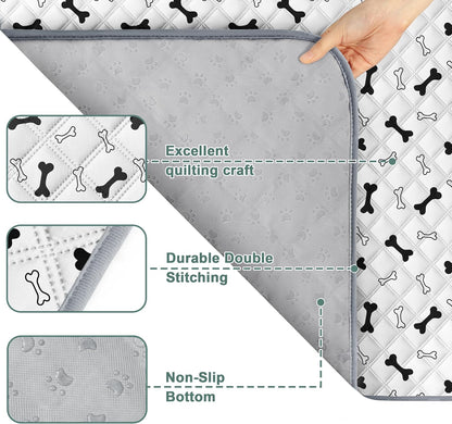 Reusable Washable Pee Pads for Dogs Large/Extra Large 36'' x 41'', Absorbent Pet Puppy Dog Training Pads Non-Slip, Waterproof Whelping Potty Pads for Dogs Leak-Proof