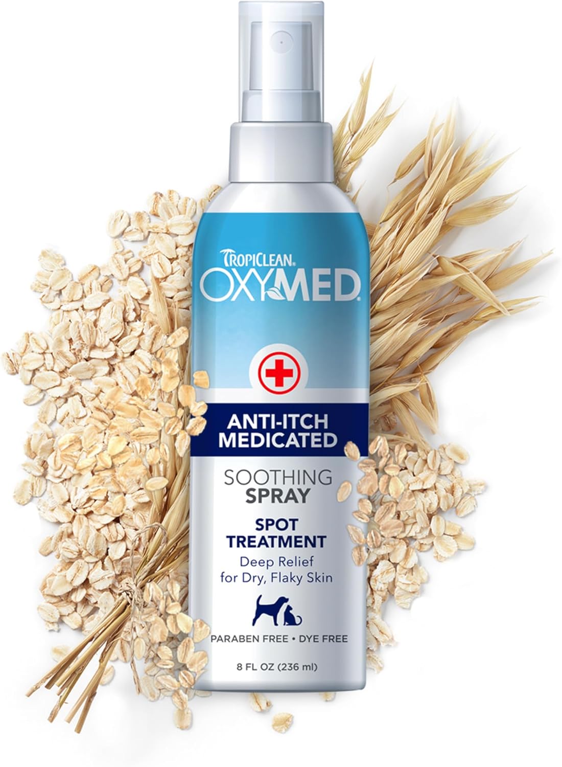 OxyMed Medicated Dog Shampoo, Soothing Oatmeal Formula, 20oz