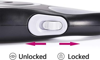 Retractable Dog Leash, 26 Foot Dog Walking Leash for Medium Large Dogs up to 110lbs, One Button Break & Lock, Heavy Duty No Tangle. Large