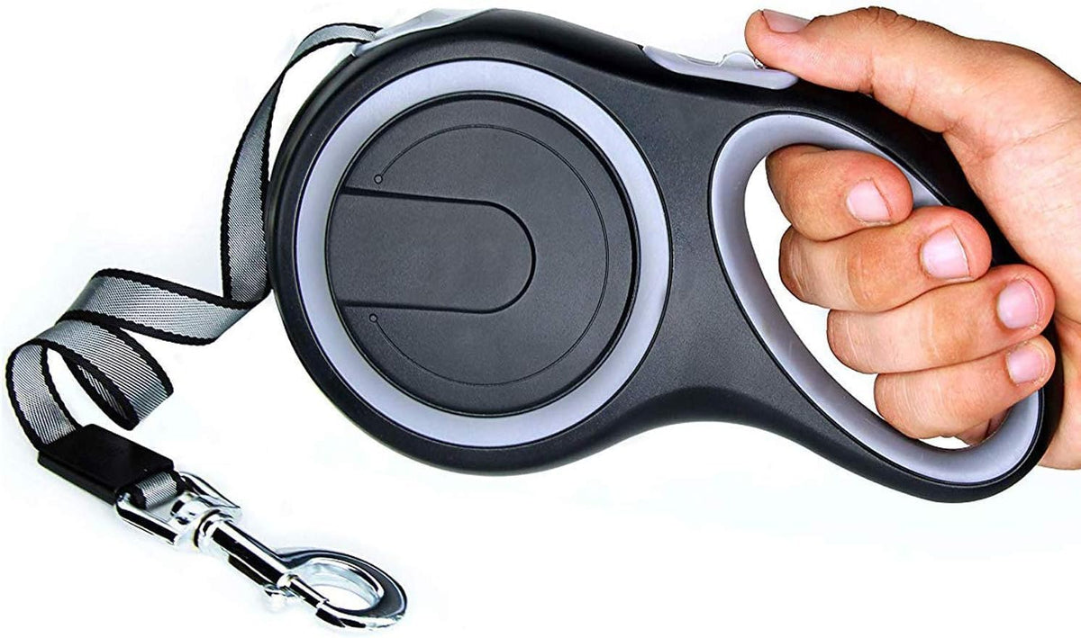Retractable Dog Leash, 26 Foot Dog Walking Leash for Medium Large Dogs up to 110lbs, One Button Break & Lock, Heavy Duty No Tangle. Large