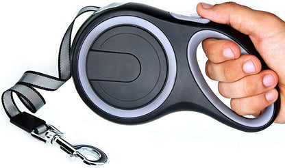 Retractable Dog Leash, 26 Foot Dog Walking Leash for Medium Large Dogs up to 110lbs, One Button Break & Lock, Heavy Duty No Tangle. Large