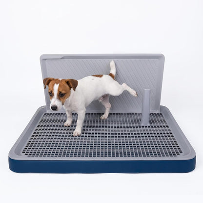 Dog Pee Pad Holder Tray, Puppy Potty Training, 25"x18", PP Plastic, Snap Lock