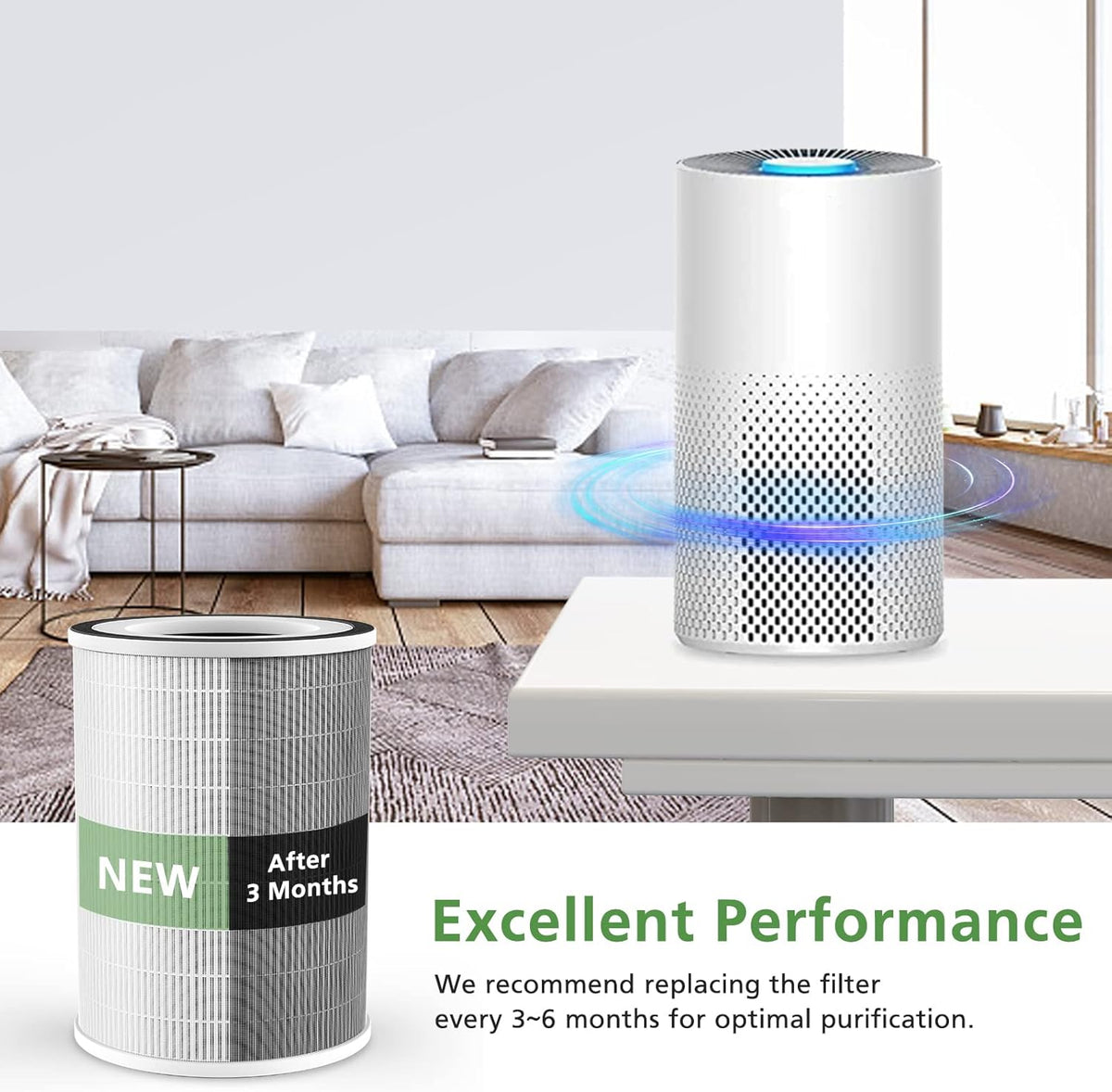 Kilo Filter for Afloia Kilo,KILOPLUS,KILOPRO,MIRO PRO,MIRO Air Purifier