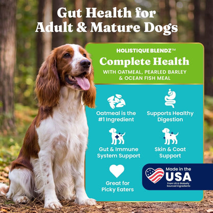 Solid Gold Ocean Fish Dry Dog Food for Sensitive Stomach, Low Fat, 4LB