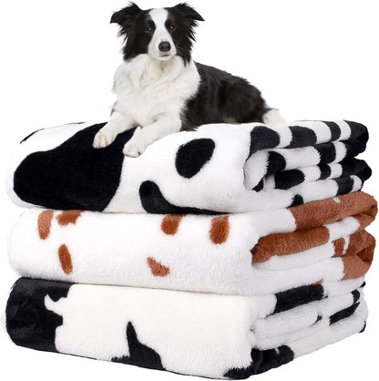 Blanket for Large Dogs & Cats Soft Reversible Cute Paw 40"x31"