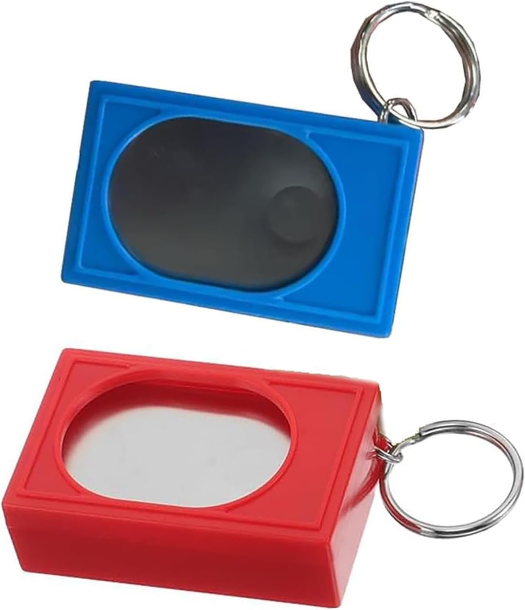 2pcs Portable Square Box Training Clicker Puppy Clicker Trainer for Dogs Cats Birds Lizards Fish Aid for Indoor Use (Black+Green)