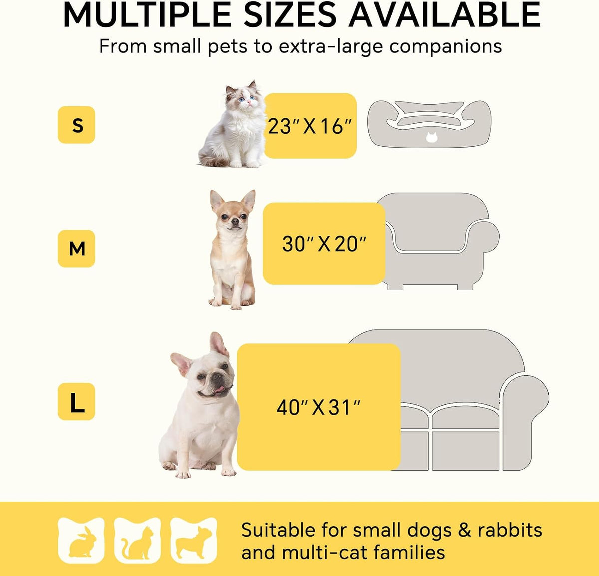 3 Pack Cute Dog Blankets Soft Fleece for Small Puppy Cat,23"x16"