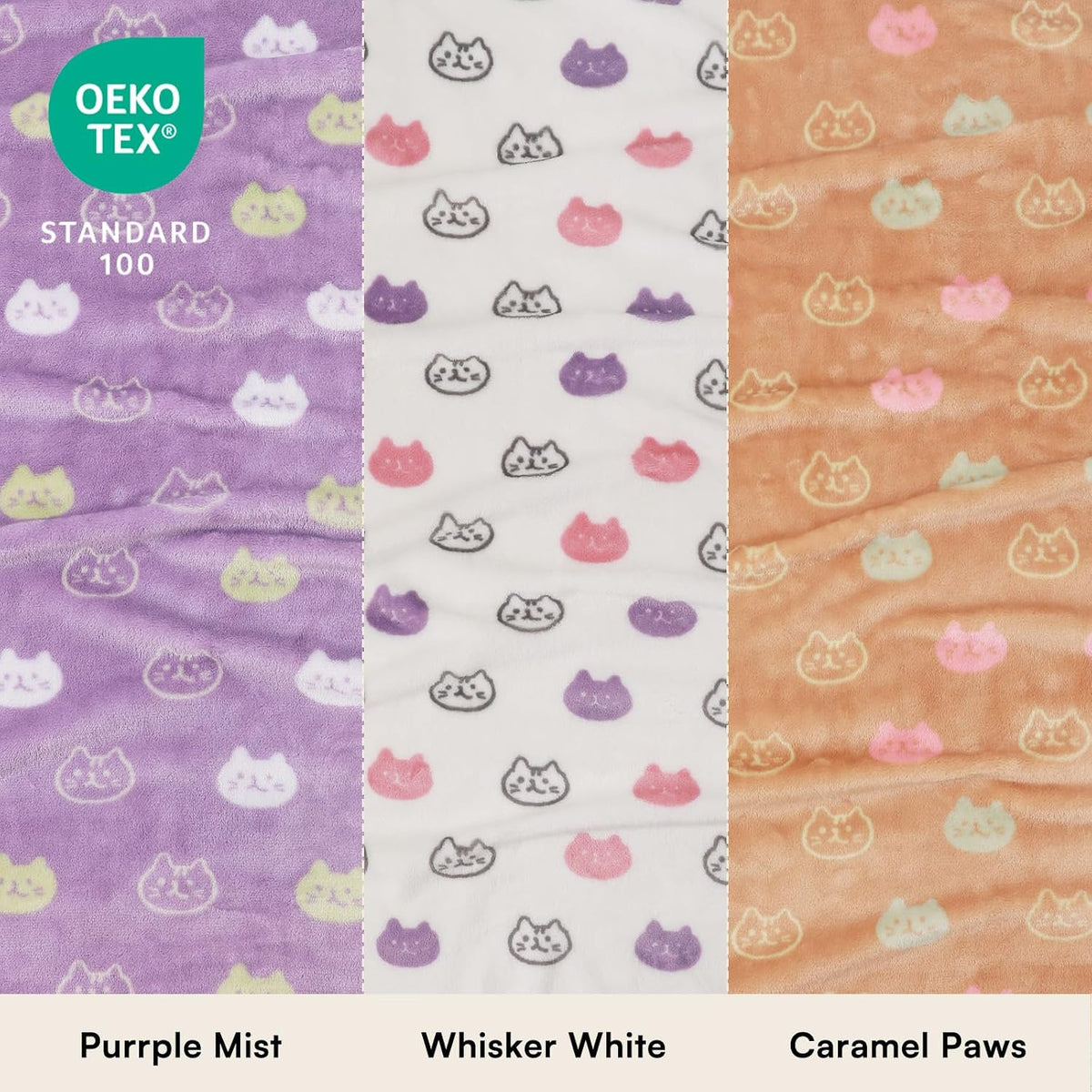 3 Pack Cute Dog Blankets Soft Fleece for Small Puppy Cat,23"x16"