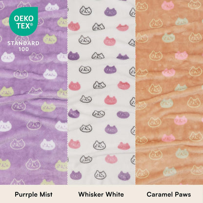 3 Pack Cute Dog Blankets Soft Fleece for Small Puppy Cat,23"x16"