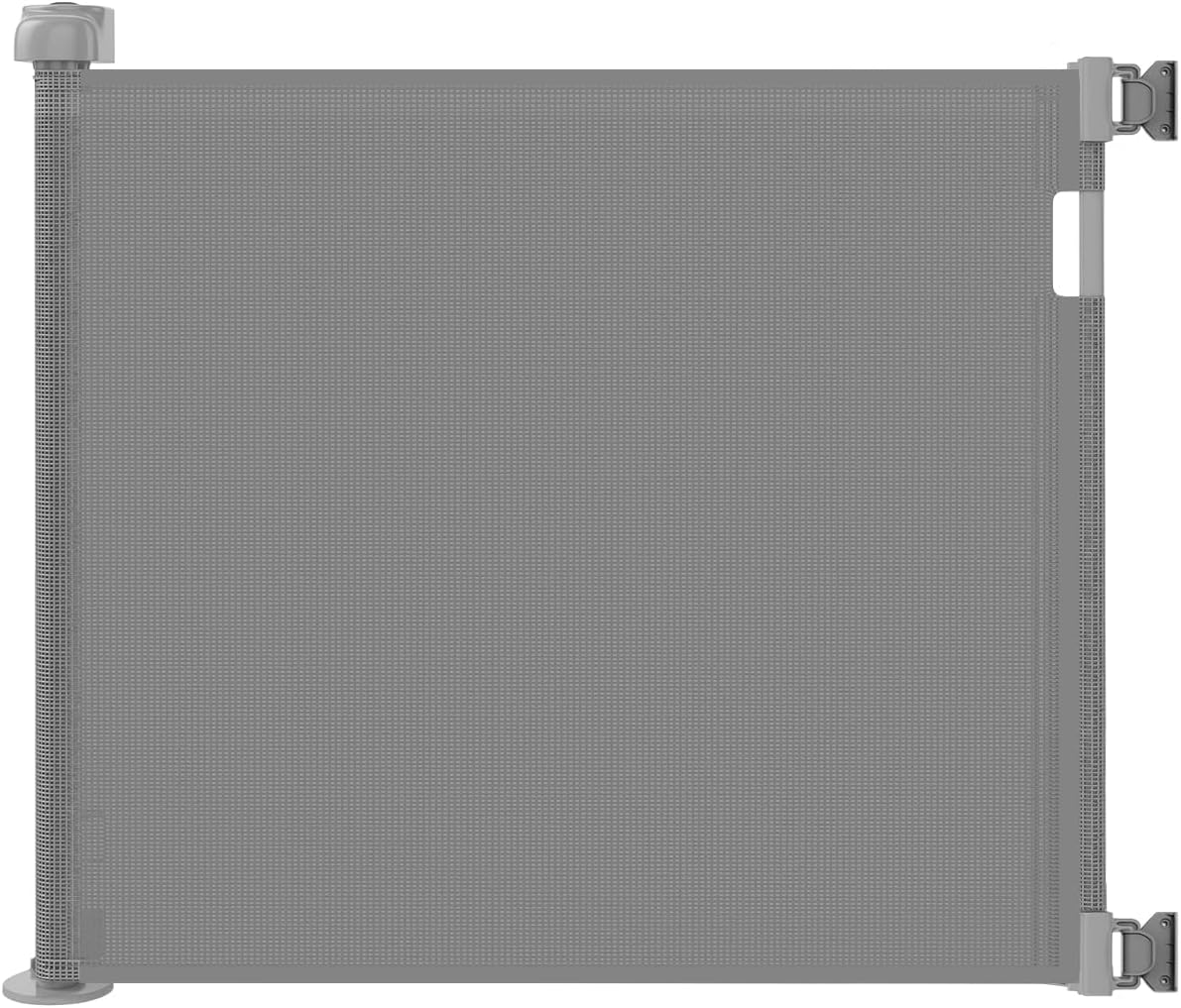 33" H Retractable Baby&Dog Gate, Fits up to 55" W, Hardware Mounted