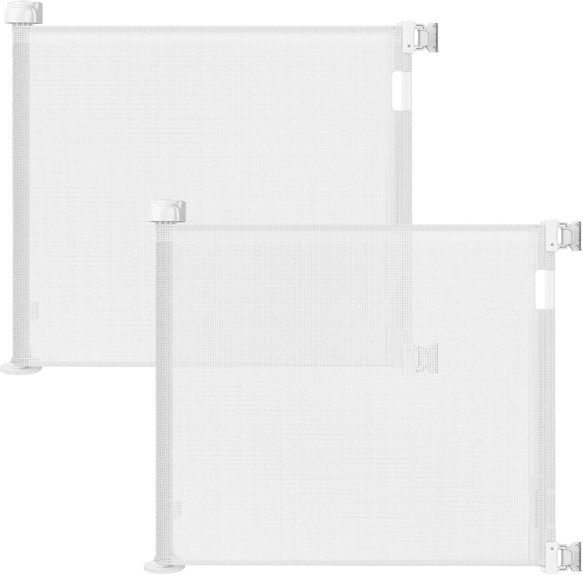 33" H Retractable Baby&Dog Gate, Fits up to 55" W, Hardware Mounted