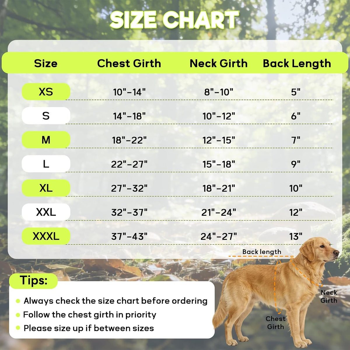 Dog Reflective Vest, High Visibility Safety Vest for Small Medium Large Dogs, Easy-On Adjustable Reflective Jacket for Outdoor Hunting Night Walking Jogging, Bright Yellow